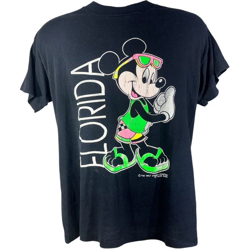 Vintage Mickey Mouse Beach Florida Souvenir Tee 80s