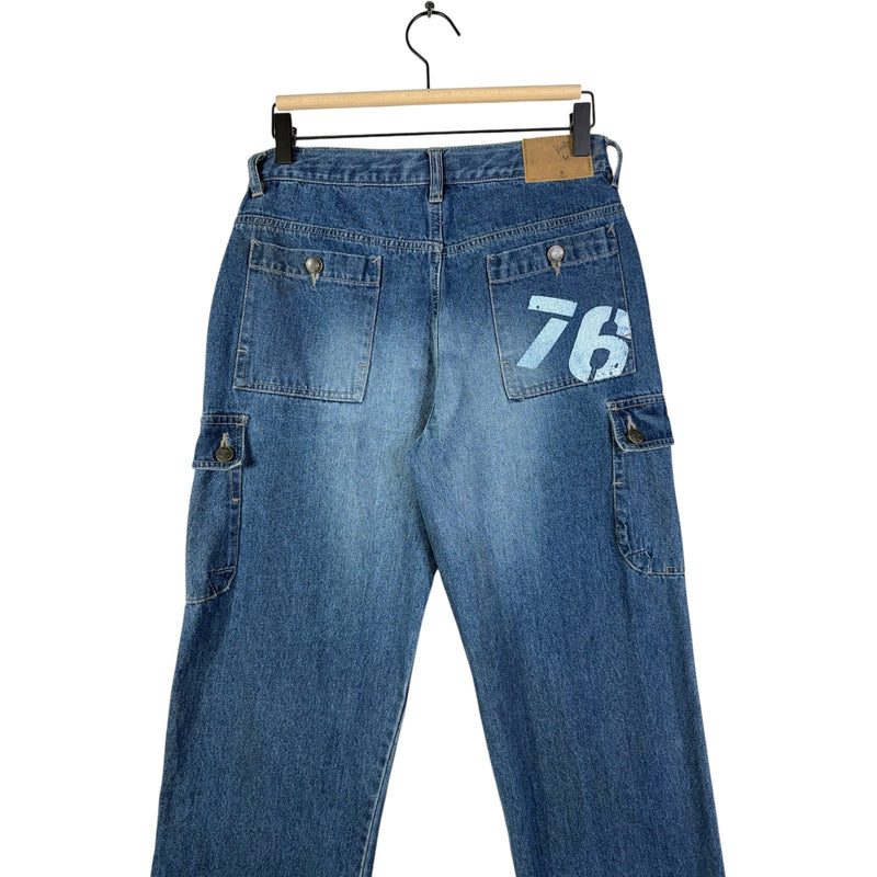 Vintage Straight Leg Denim Jeans