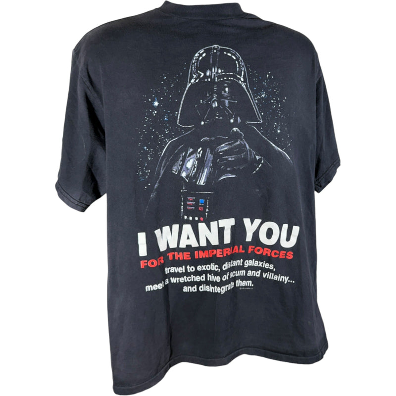 Vintage Star Wars Darth Vader "I Want You" Movie Promo Tee