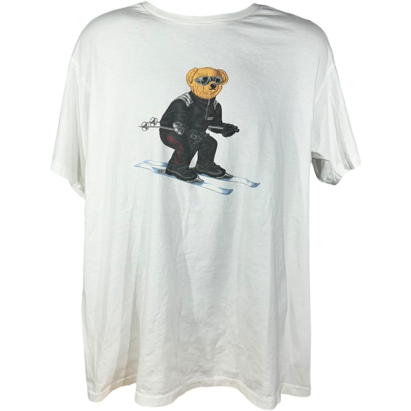 Vintage Polo Sport Bear Skiing Tee