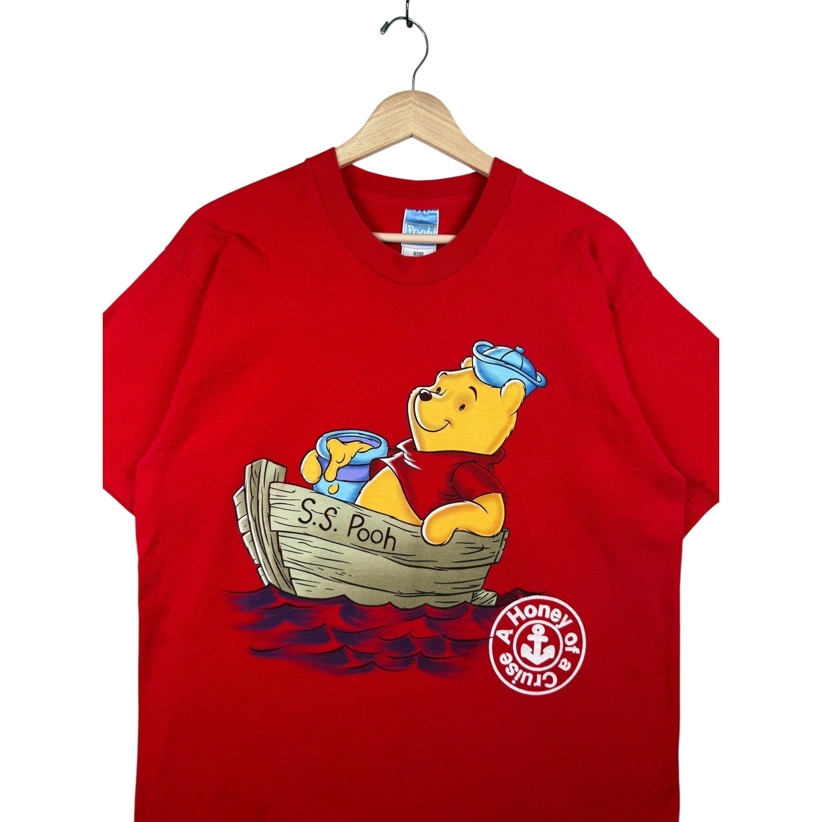 Vintage Disney Pooh A Honey Of A Cruise T-Shirt