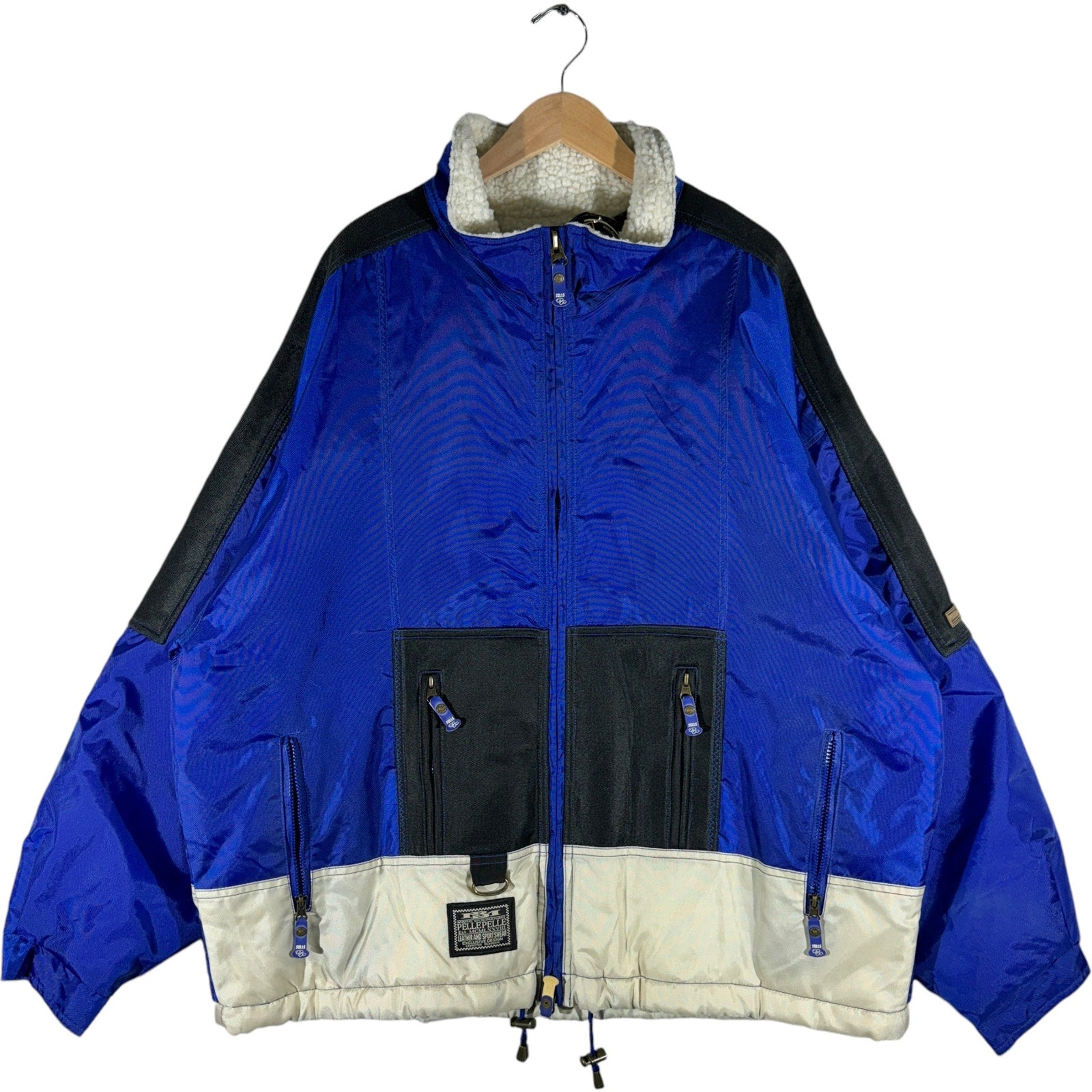 Vintage Pelle Pelle Colorblock Insulated Windbreaker NWT