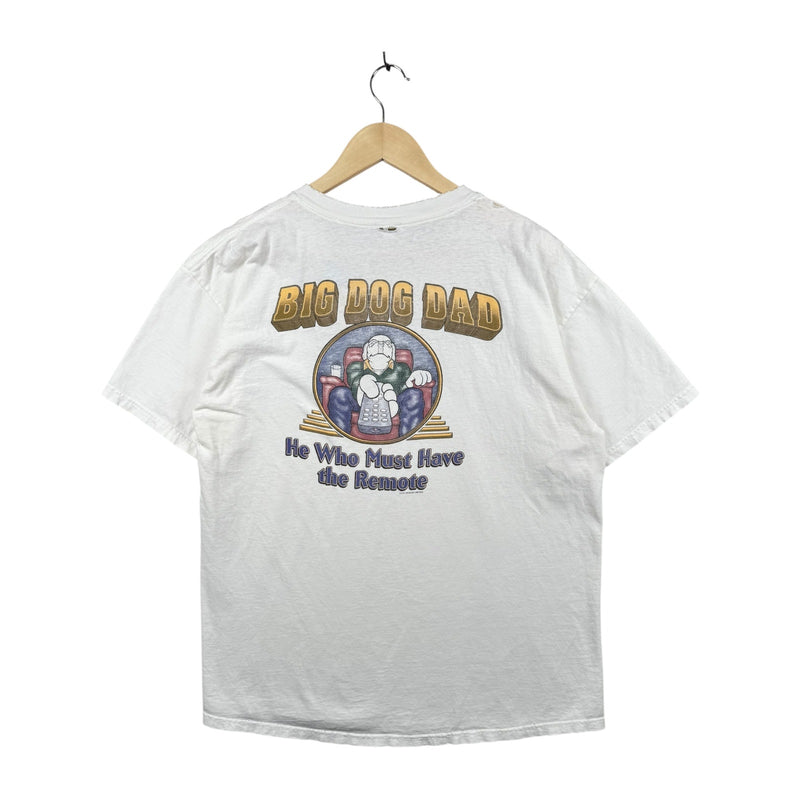 Vintage Big Dog Dad Humor Graphic T-Shirt