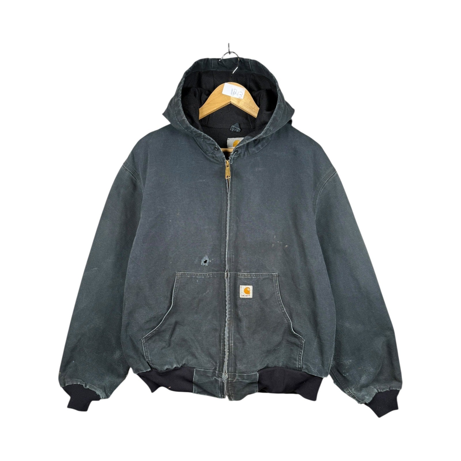 Vintage Carhartt Thermal Lined Full Zip Hoodie