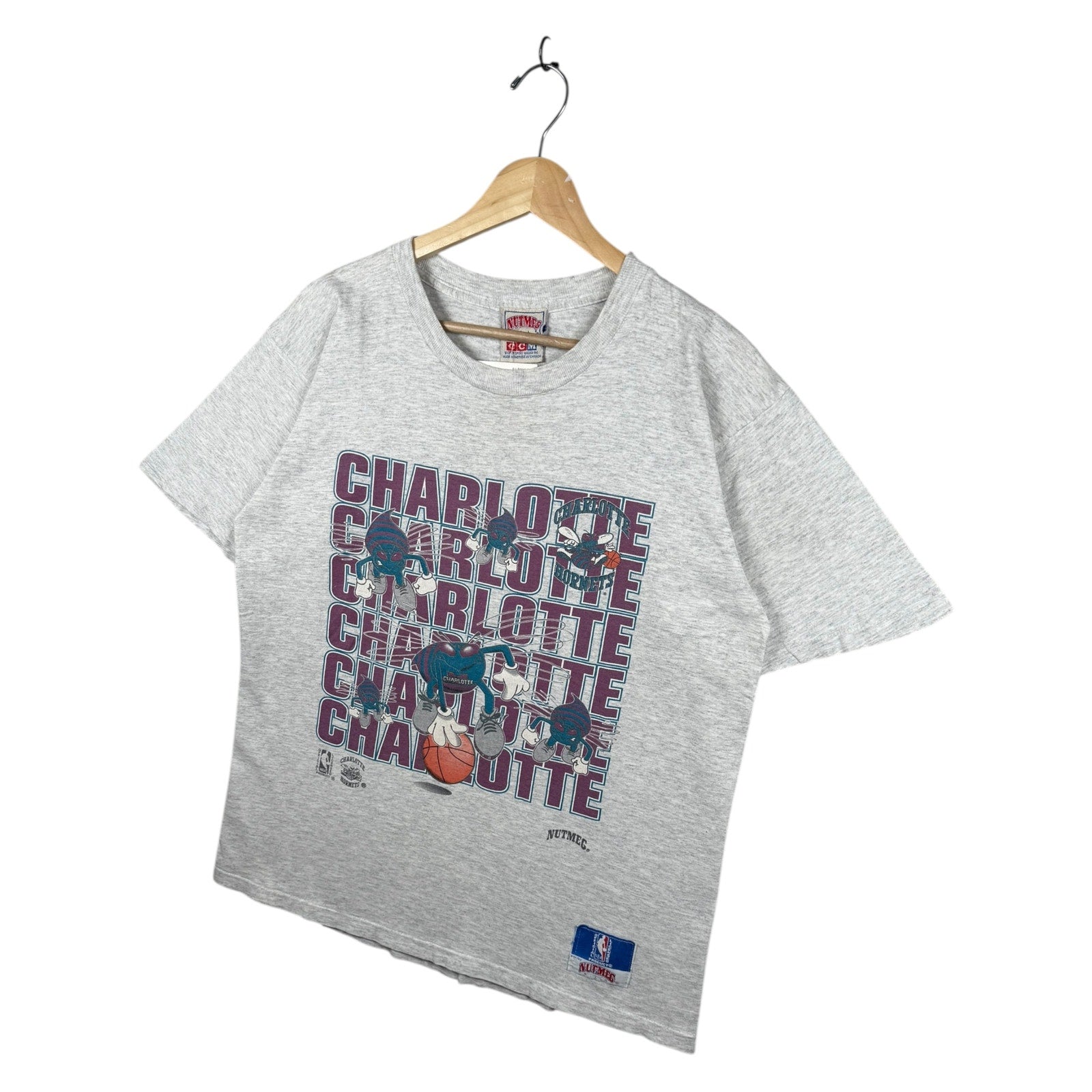 Vintage Charlotte Hornets Hugo Mascot T-Shirt