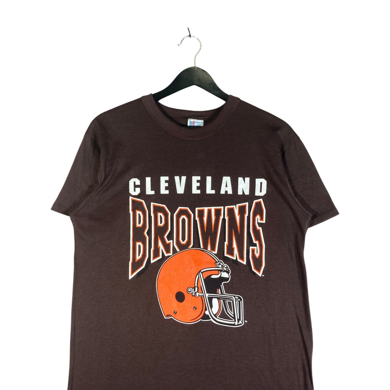 Vintage Cleveland Browns Chest Spellout NFL T-Shirt