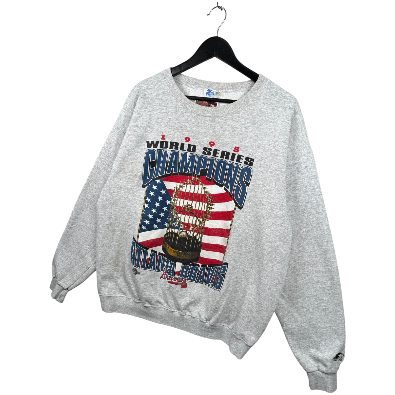 Vintage Starter Atlanta Braves World Series Crewneck
