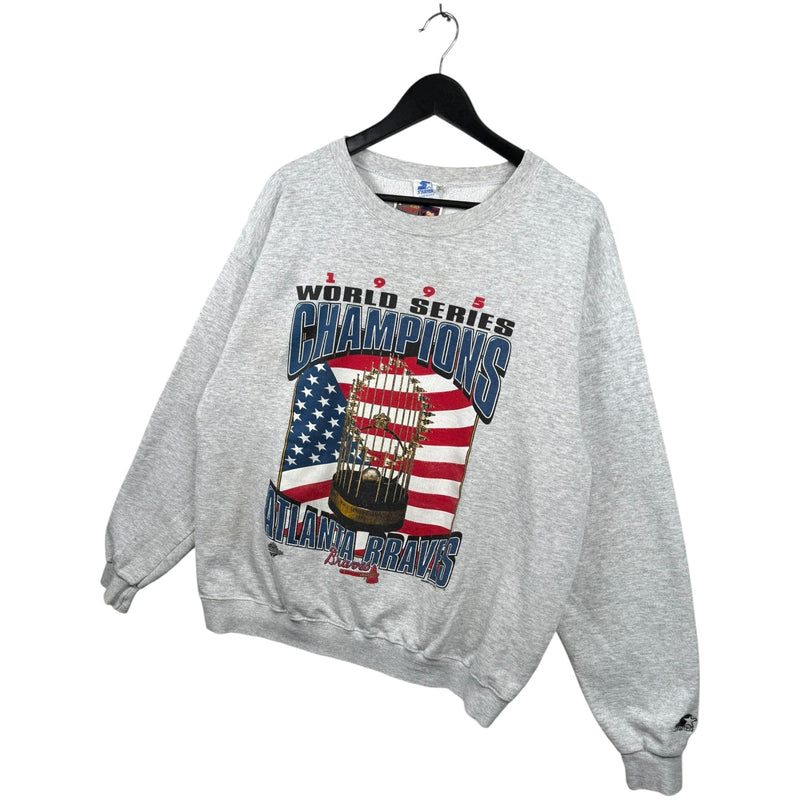 Vintage Starter Atlanta Braves World Series Crewneck