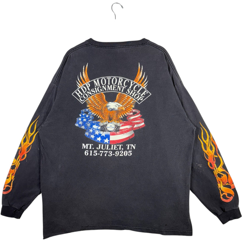Vintage HDP Motorcycle Consignment Shop Long Sleeve