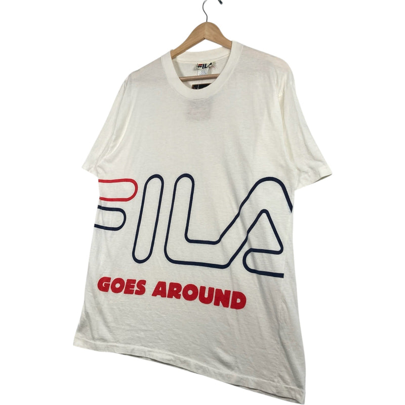Vintage Fila "Goes Around" Tee