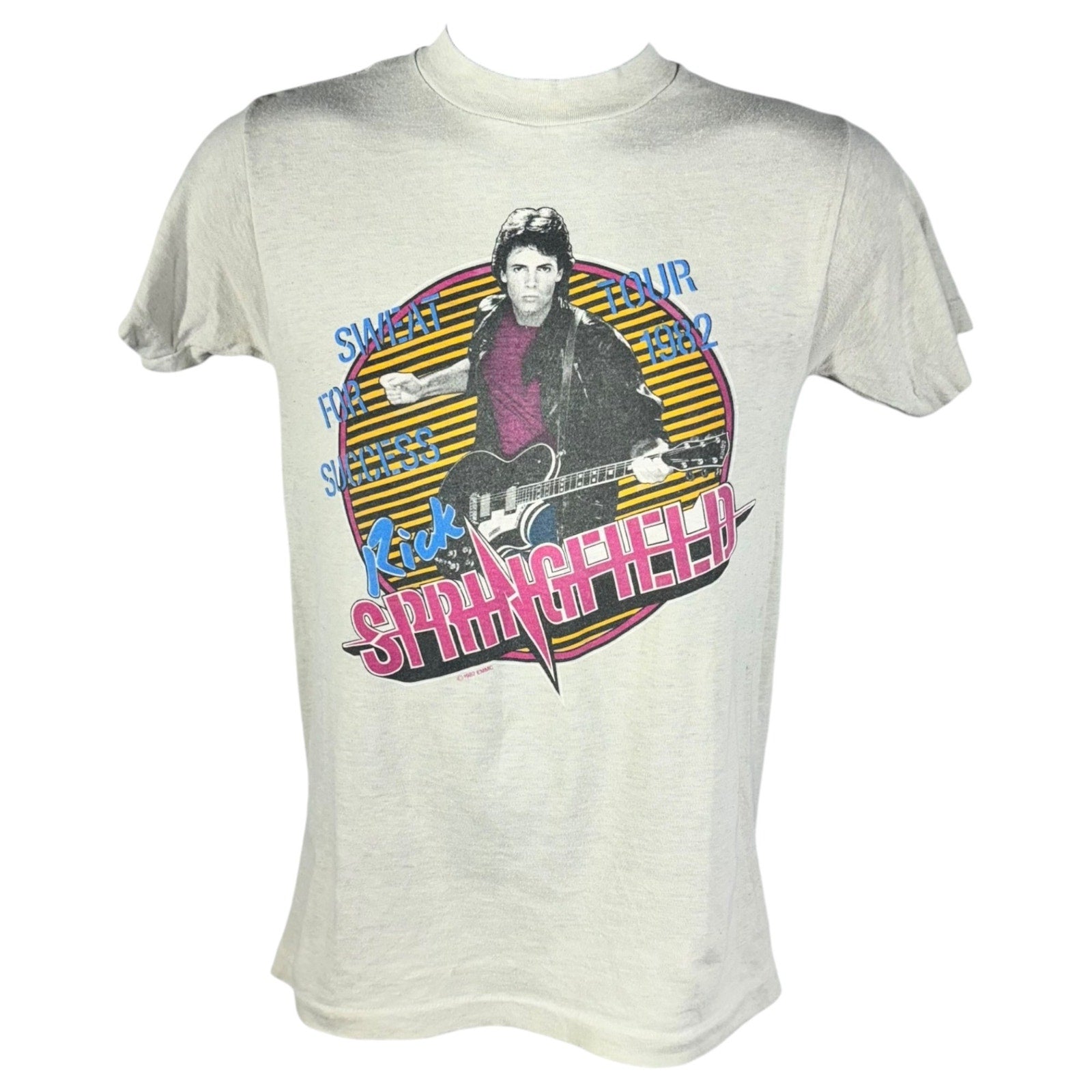 Vintage Rick Springfield Sweat For Success Tour Tee 1982