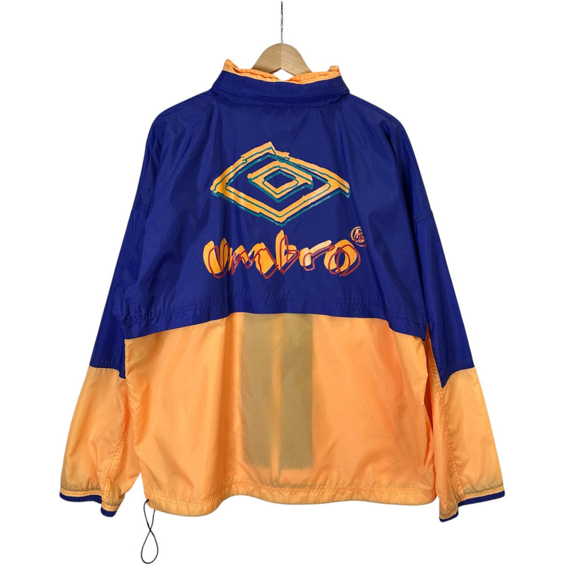 Vintage Umbro Big Logo Full Zip Windbreaker