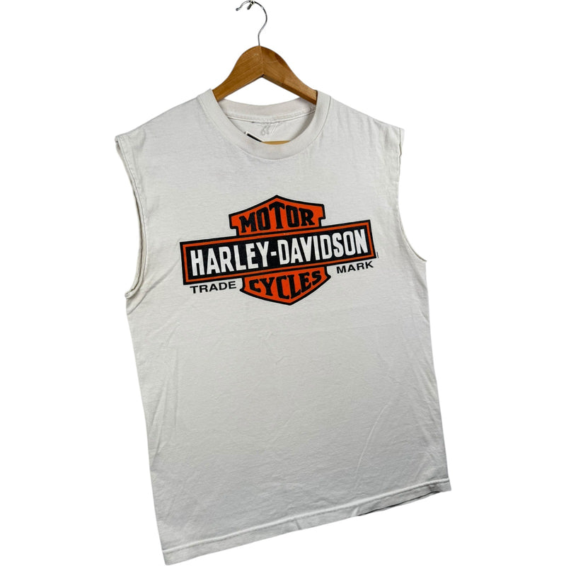 Vintage Harley-Davidson Morgantown WV Skull Muscle Tee Tank Top
