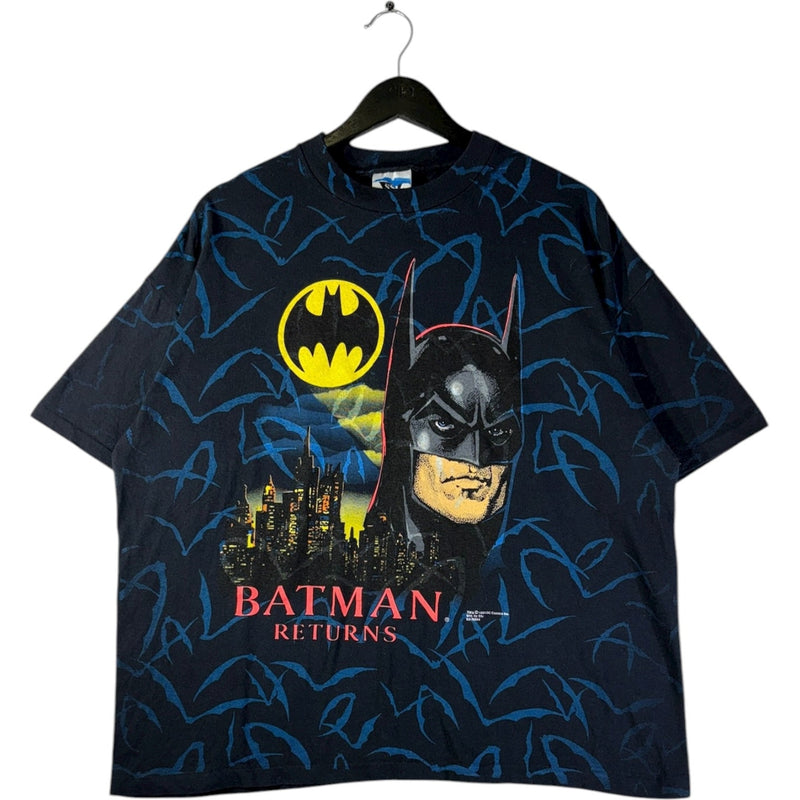 Vintage Batman Returns All Over Graphic Print T-Shirt