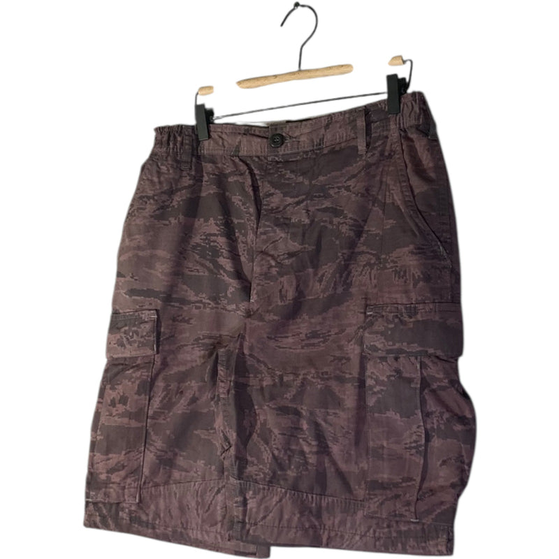 Vintage Camo Tactical Cargo Shorts 36