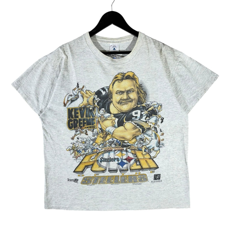 Vintage Pittsburgh Steelers Kevin Greene NFL Player T-Shirt 90s