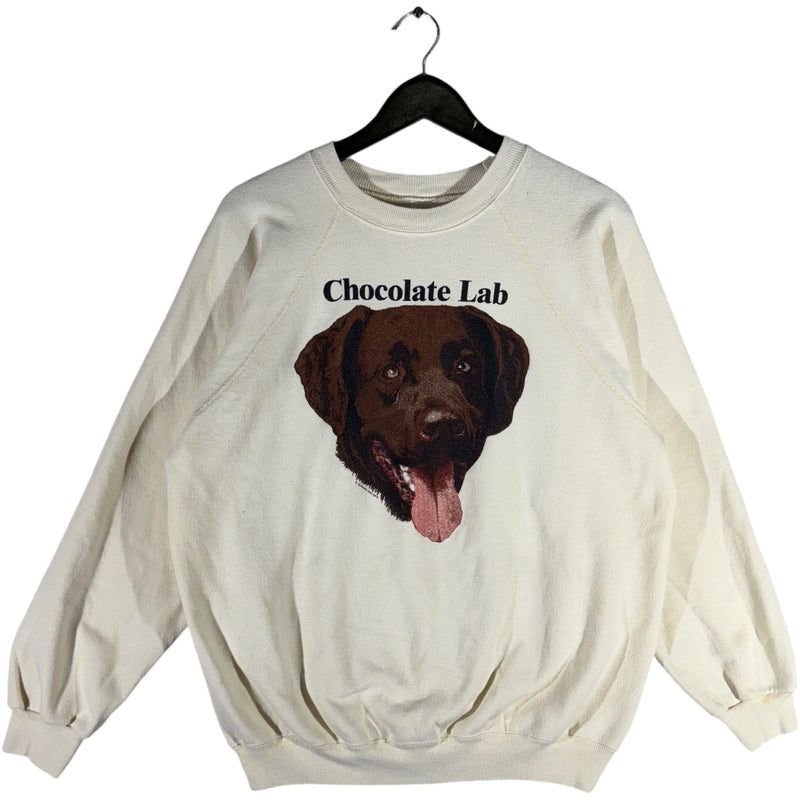 Vintage Chocolate Lab Crewneck 1991