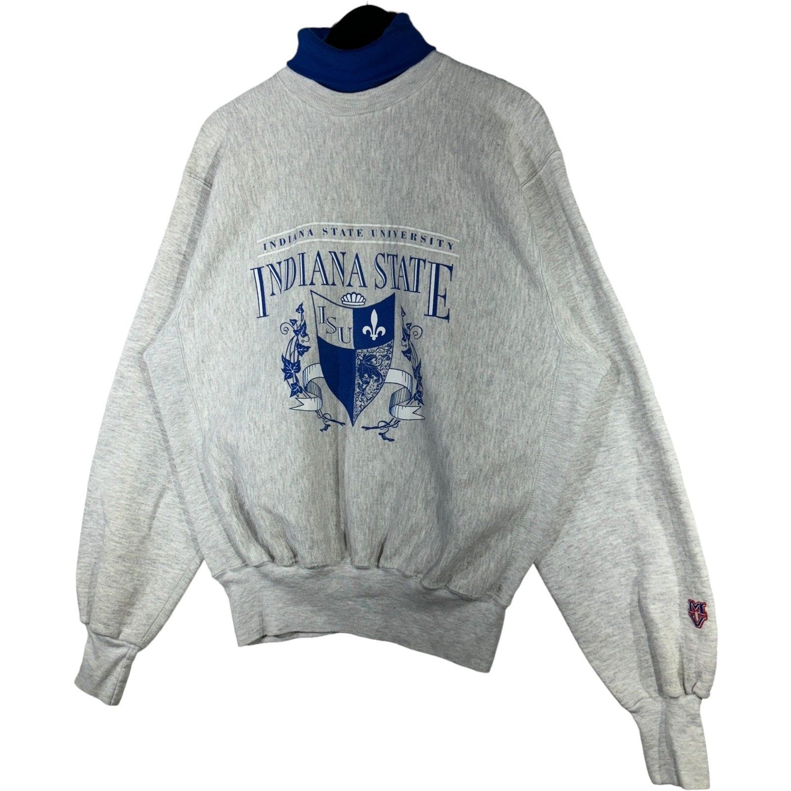 Vintage Indiana State University Mockneck Crewneck