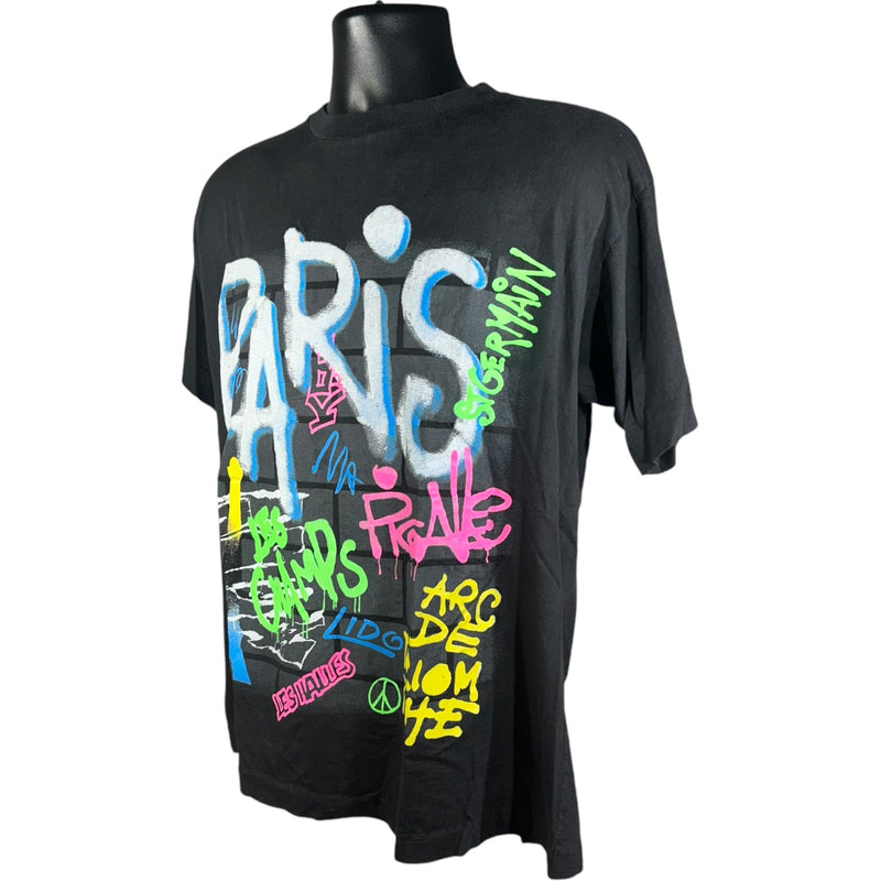 Vintage Paris Graffiti Tee