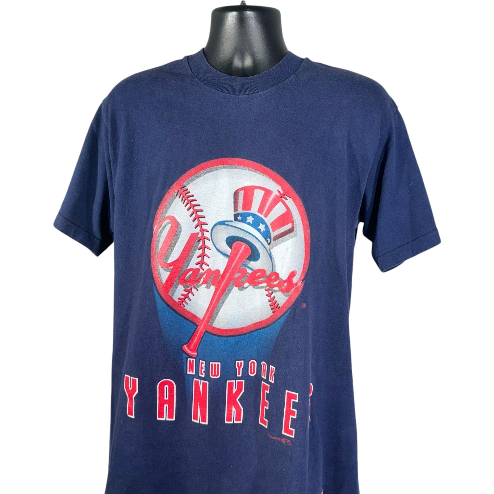 Vintage Nutmeg New York Yankees Large Logo MLB Tee 90s