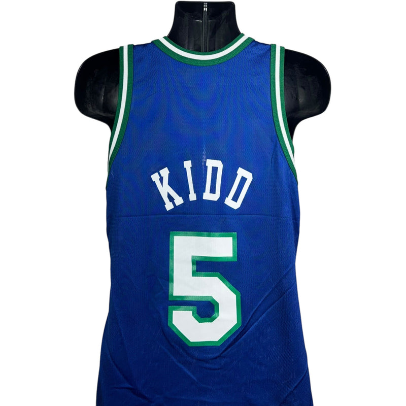 Vintage Champion Dallas Mavericks Jason Kidd #5 NBA Jersey