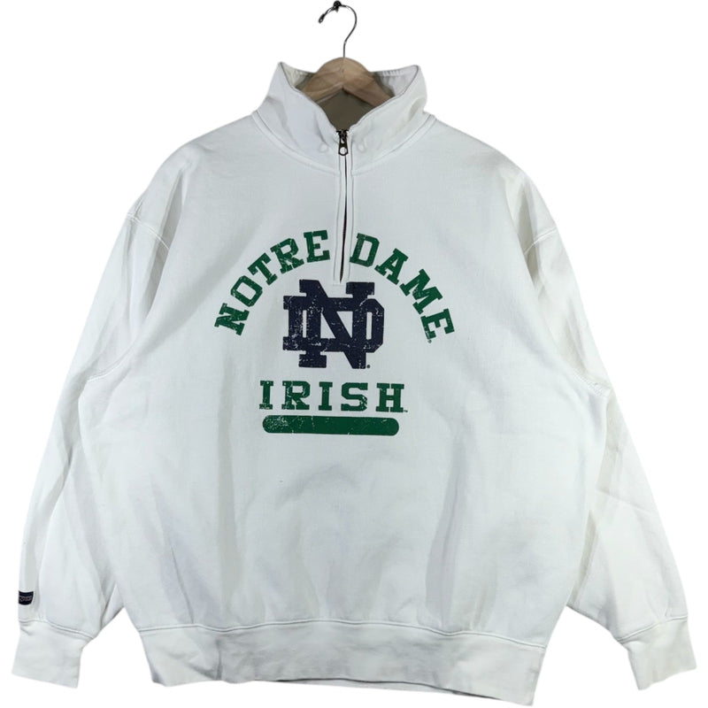 Vintage JanSport Notre Dame Irish 1/4 Zip Sweater