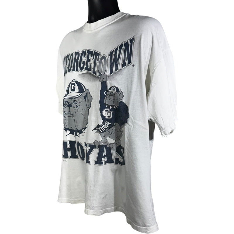 Vintage Nutmeg Georgetown University Hoyas Mascot Tee