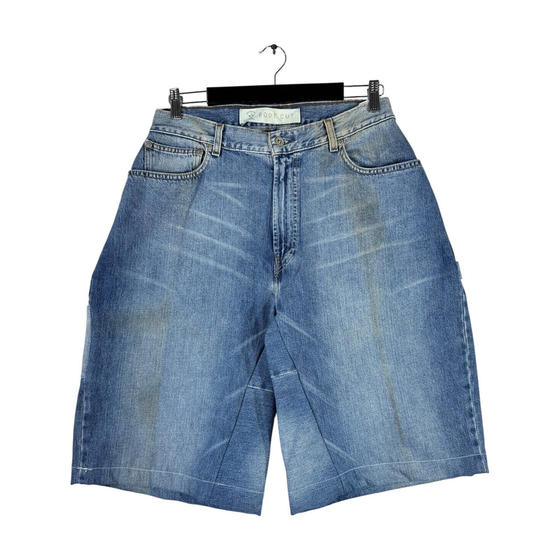 Vintage Denim Cut & Sew Carpenter Shorts 31