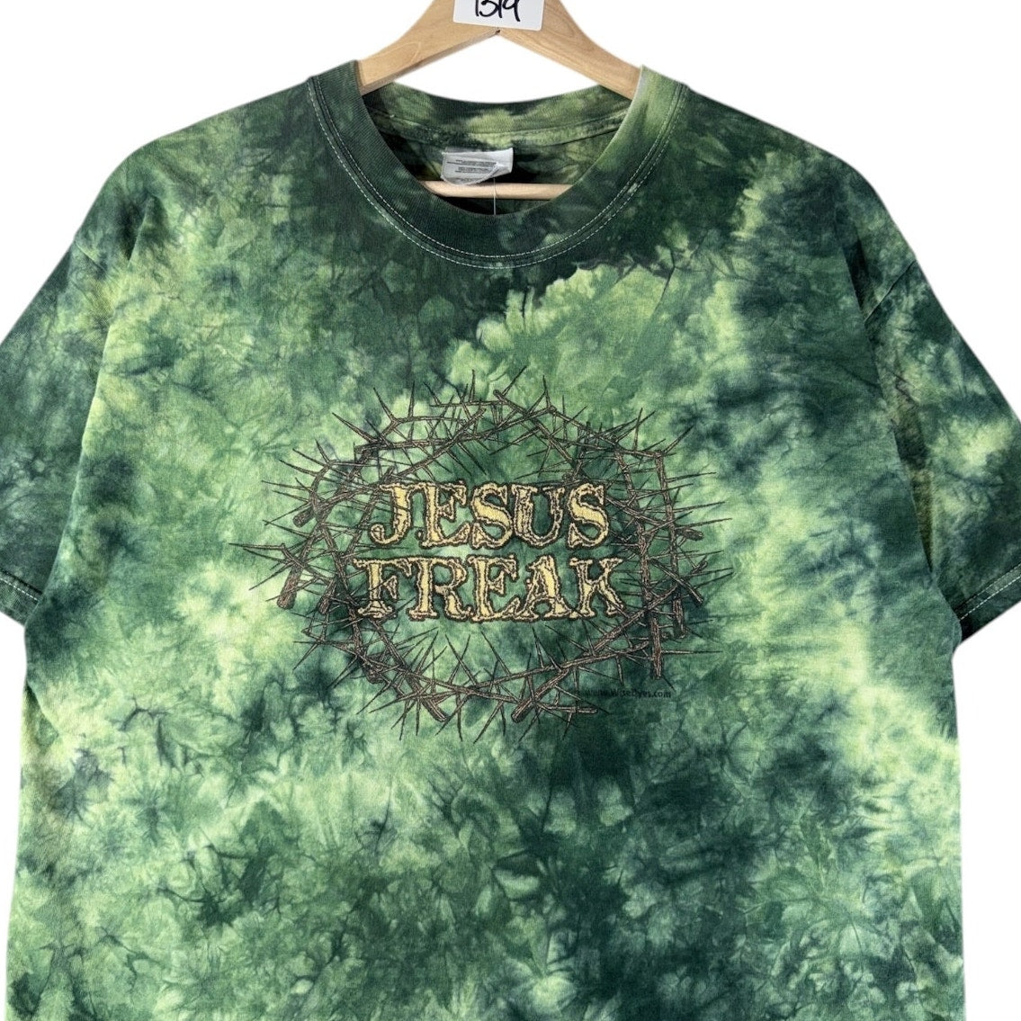 Vintage Jesus Freak Jeremiah 20:9 Graphic Tie Dye T-Shirt