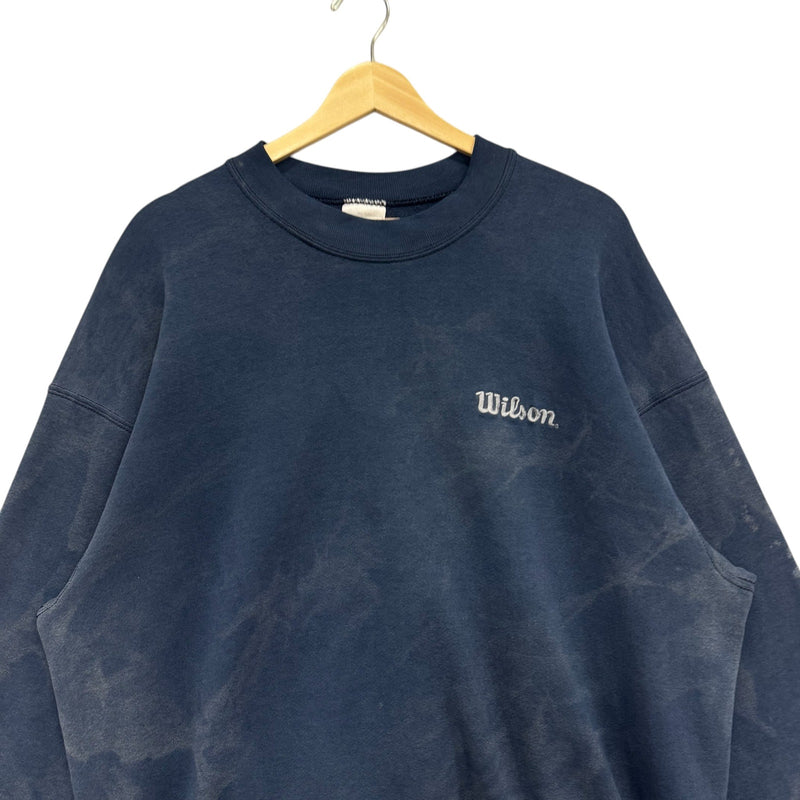 Vintage Wilson Mini Logo Embroidered Crewneck