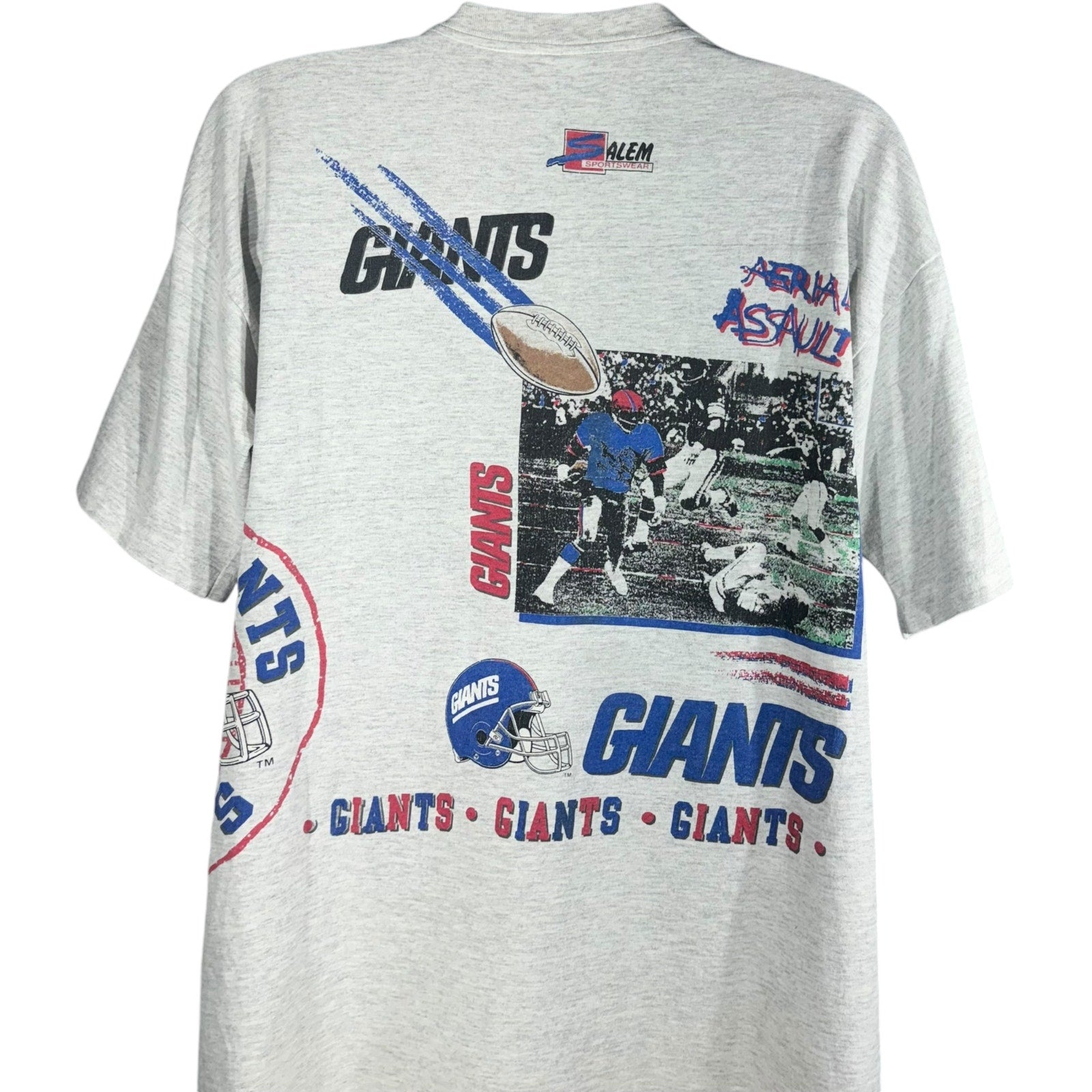 Vintage New York Giants AOP Logo Tee 90s