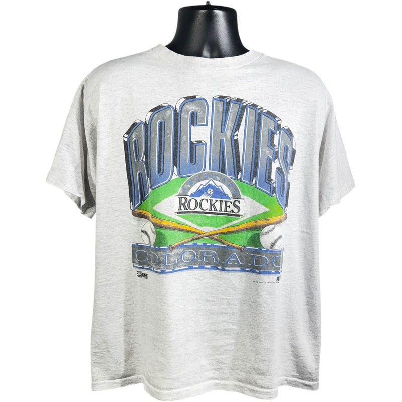 Vintage Salem Sportswear Colorado Rockies Spellout Tee