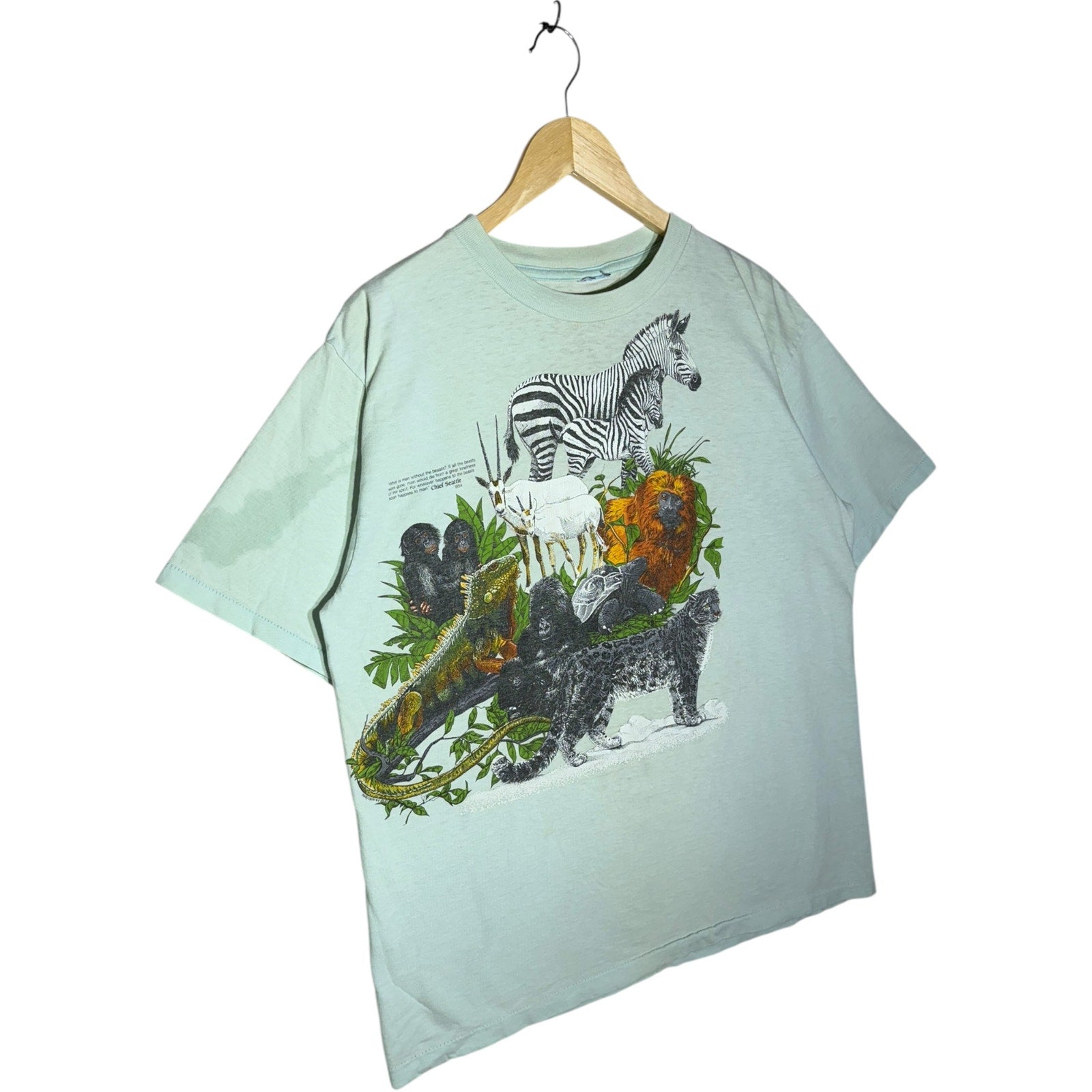 Vintage Animals Short Sleeves T-Shirt