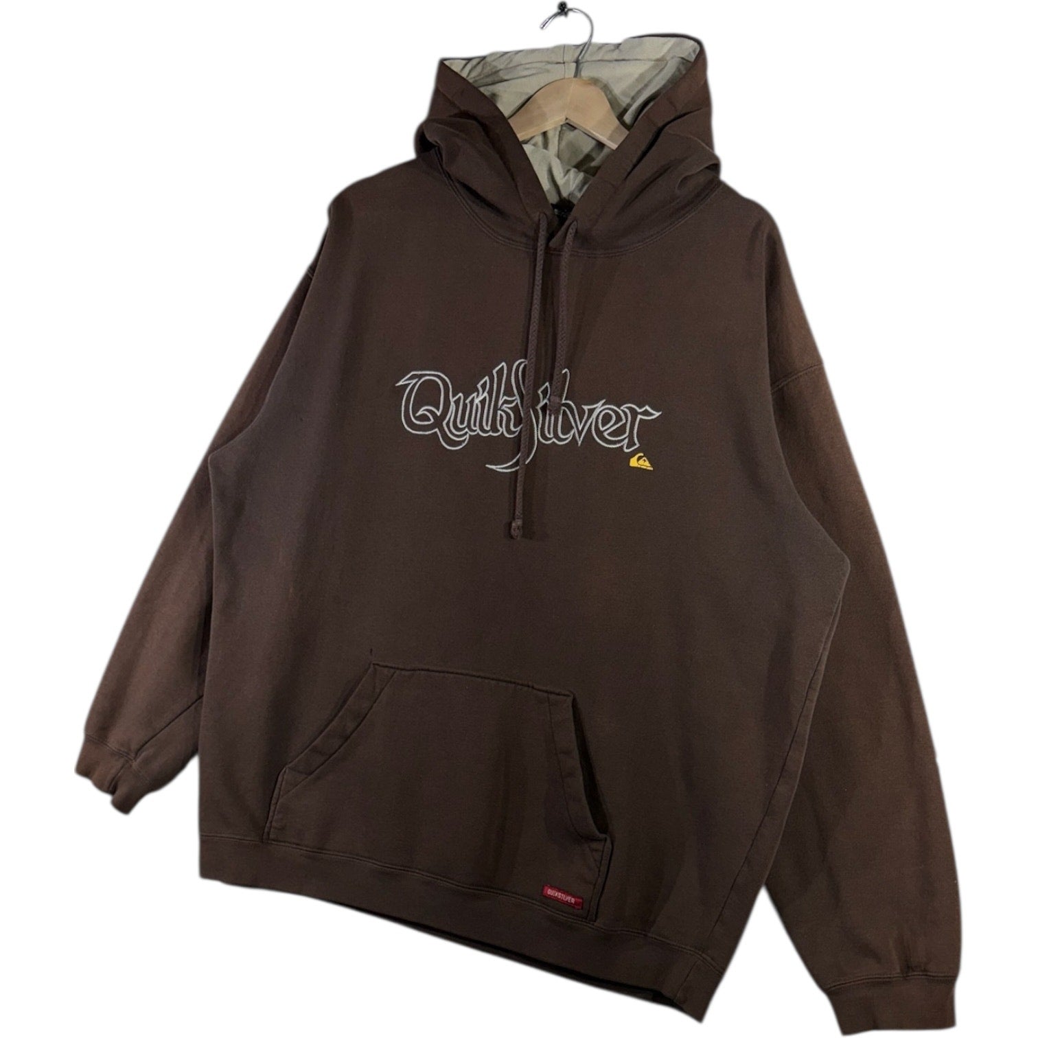 Vintage Quiksilver Gothic Logo Hoodie