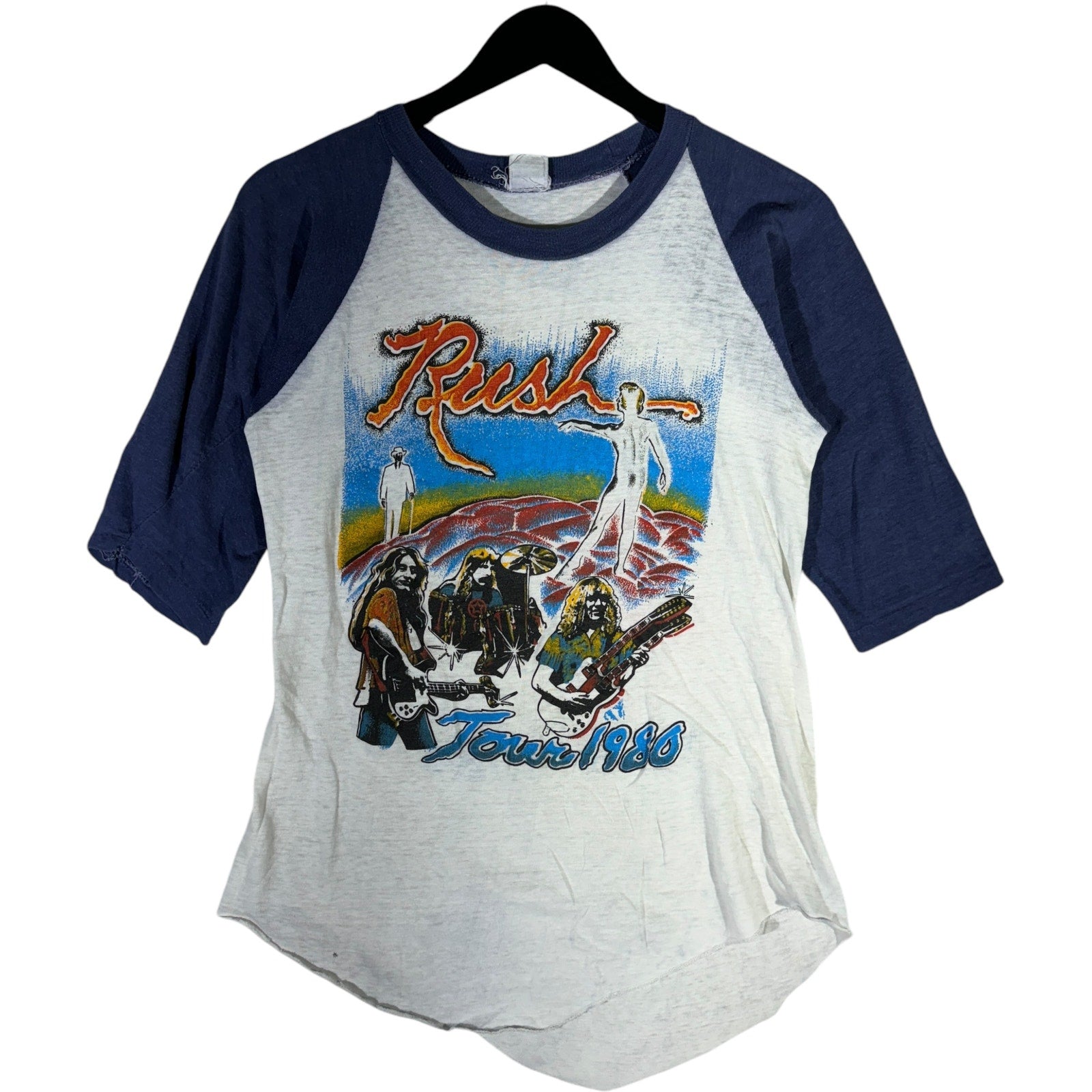 Vintage Rush 1980 Tour Raglan Long Sleeve