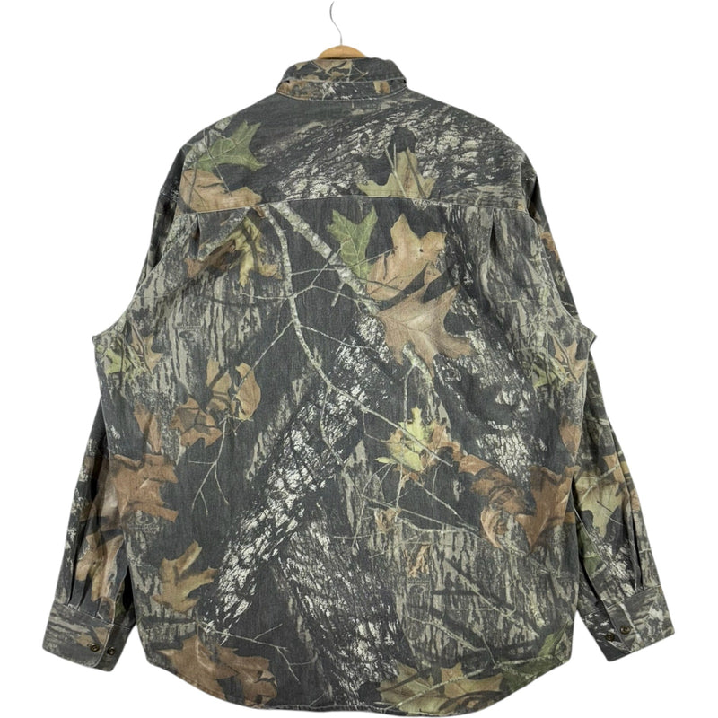 Vintage No Trace Camo Long Sleeve Button Up
