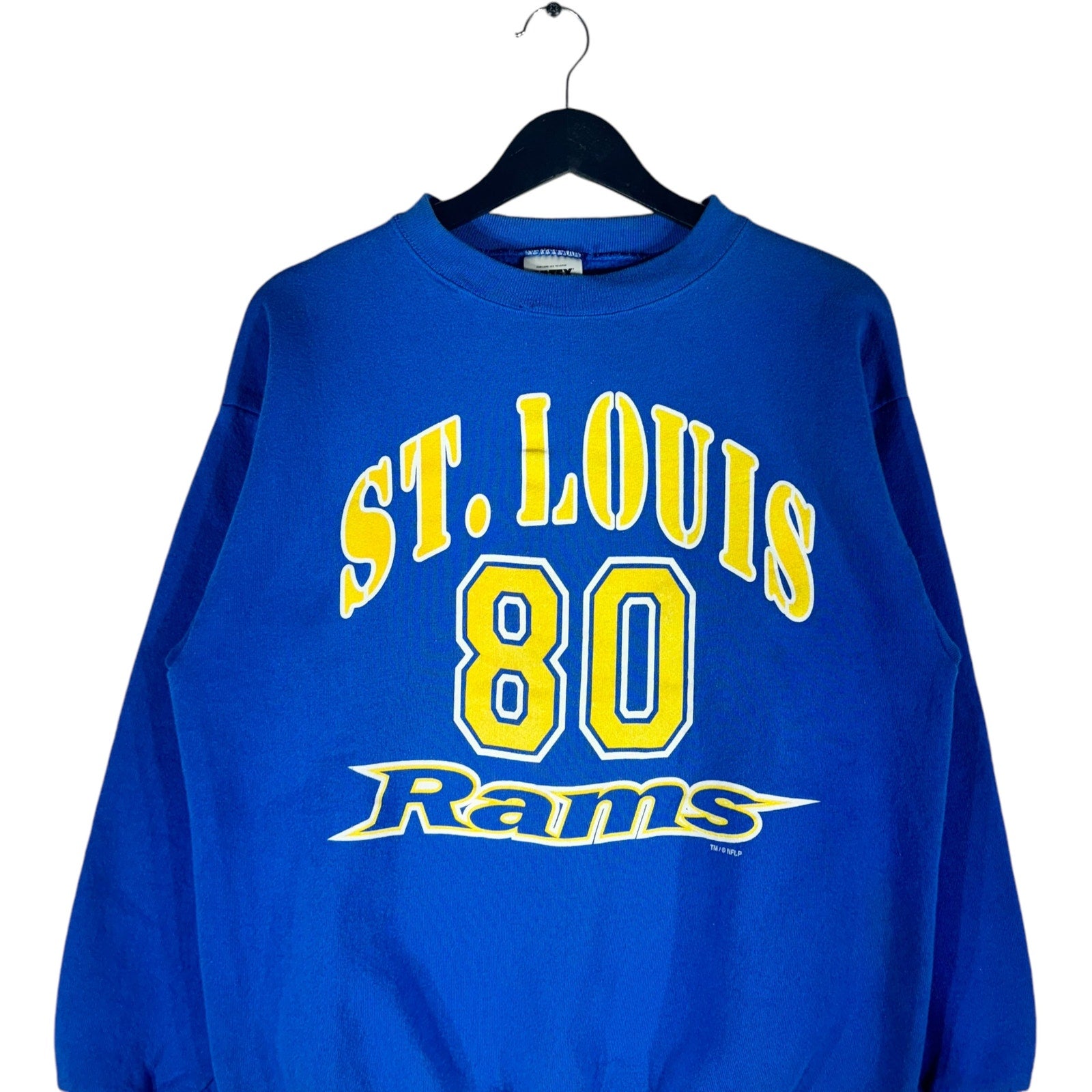 Vintage NFL St. Louis Rams Issac Bruce 80 Crewneck