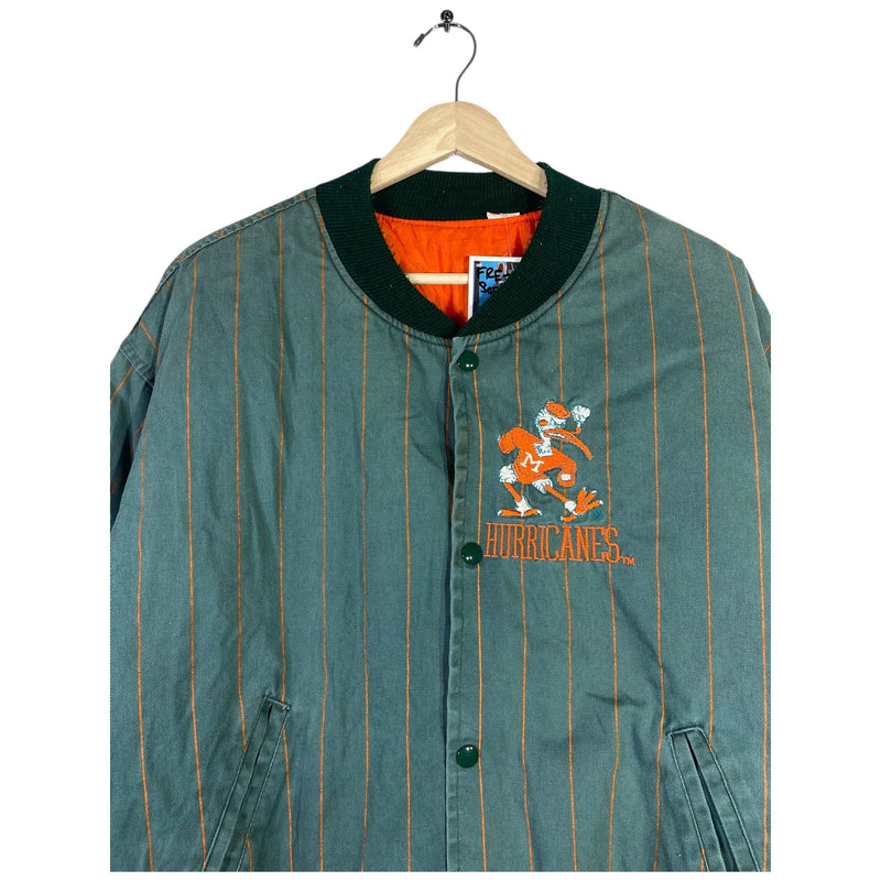 Vintage Miami Hurricanes NCAA Bomber Jacket