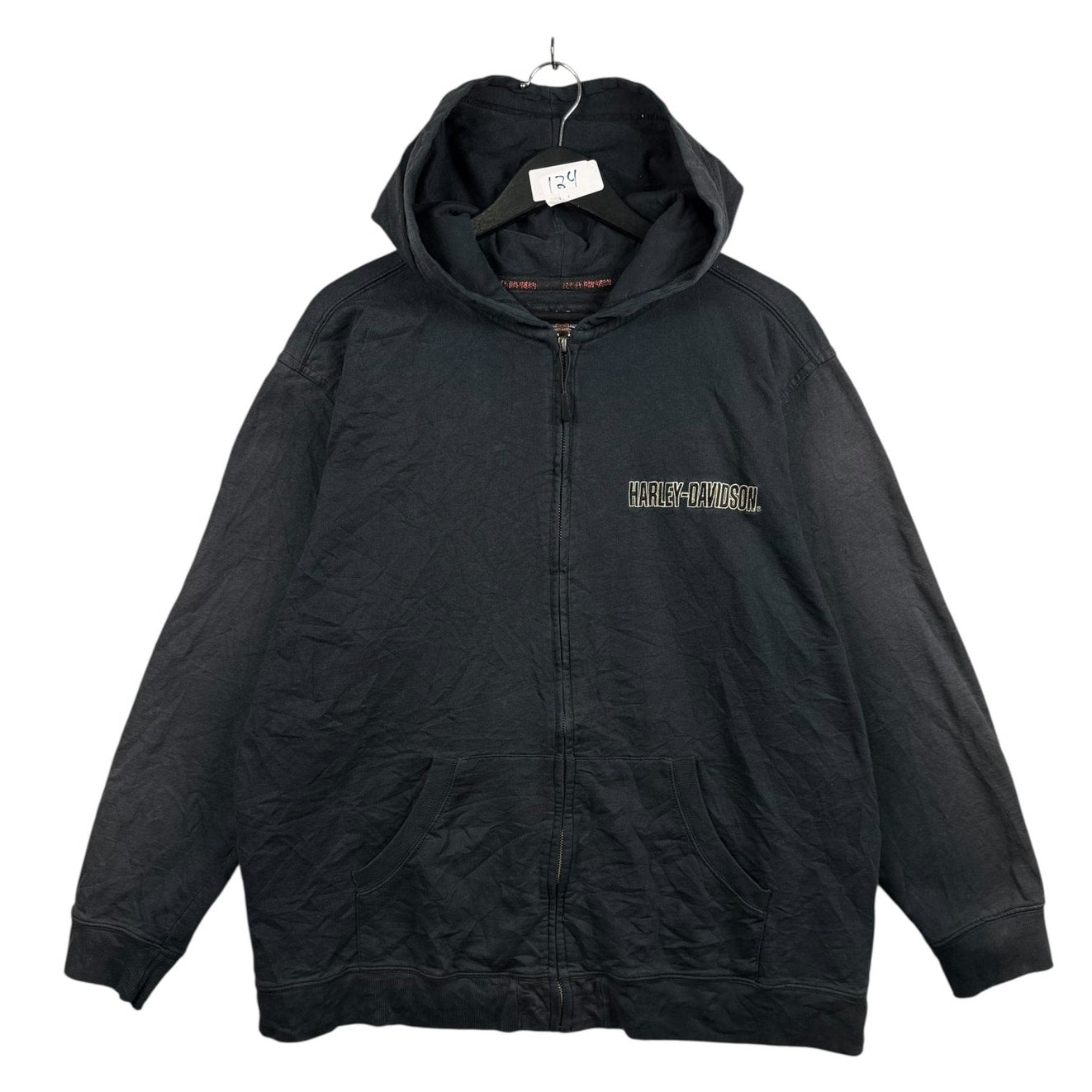 Vintage Harley Davidson Motorcycles Full Zip Jacket Hoodie