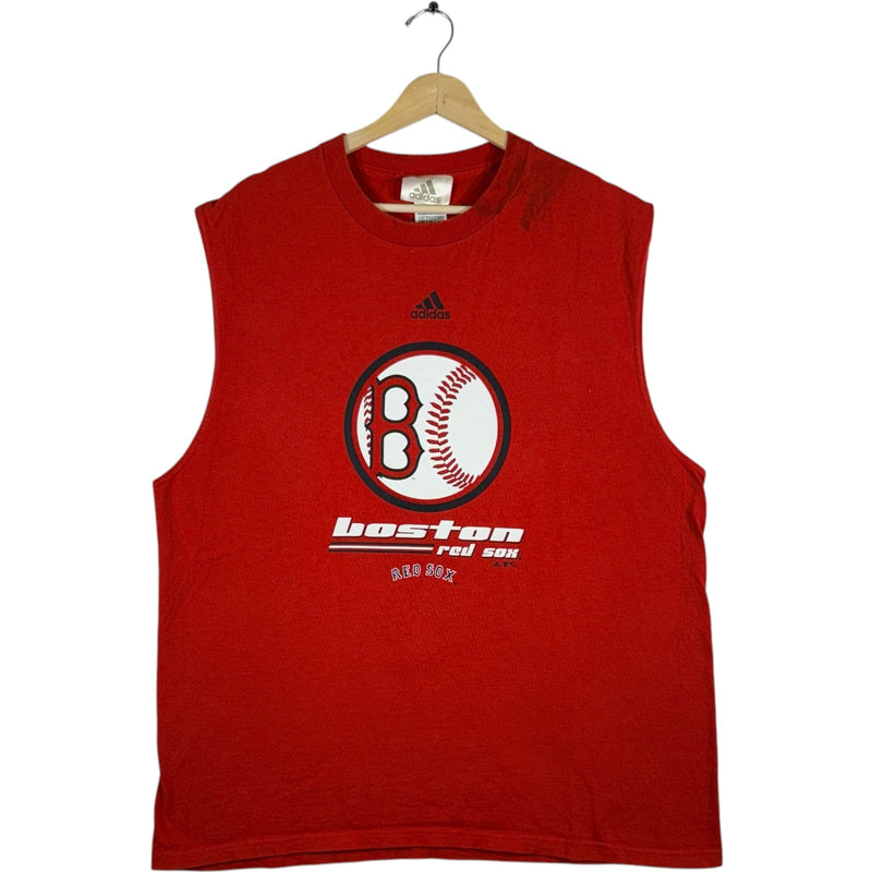 Vintage Boston Red Sox Team Logo Cut Off MLB Tee