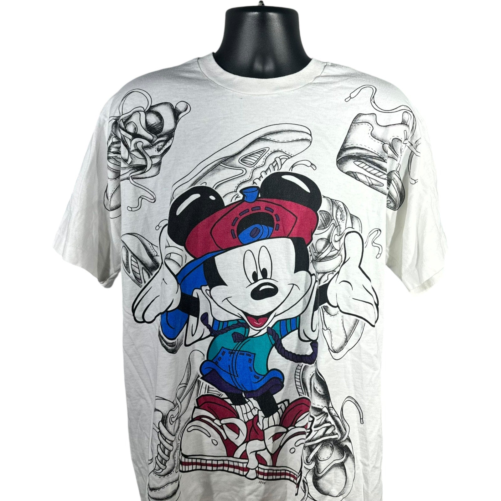 Vintage Mickey Unlimited Mickey Mouse Sneaker Tee 90s