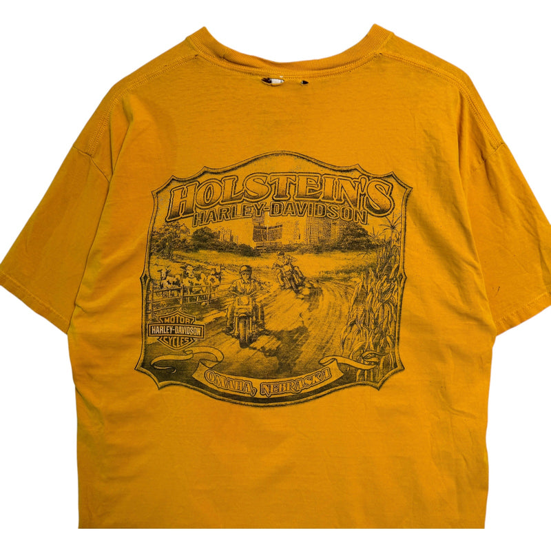Vintage Harley Davidson Holstein's Omaha Eagle Tee