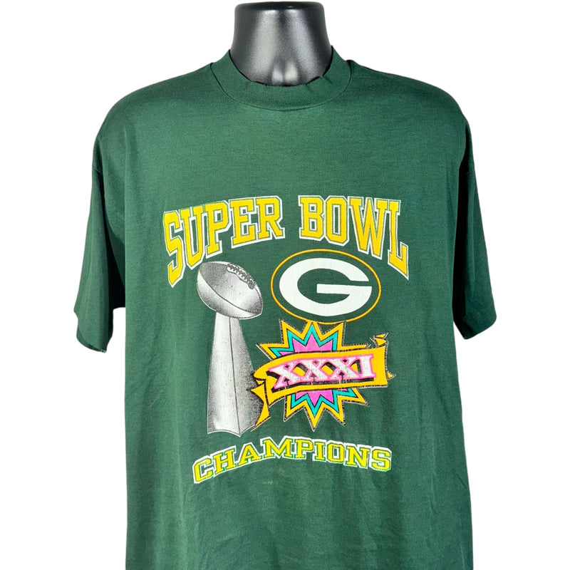 Vintage Green Bay Packers Super Bowl 31 Champs Tee 90s