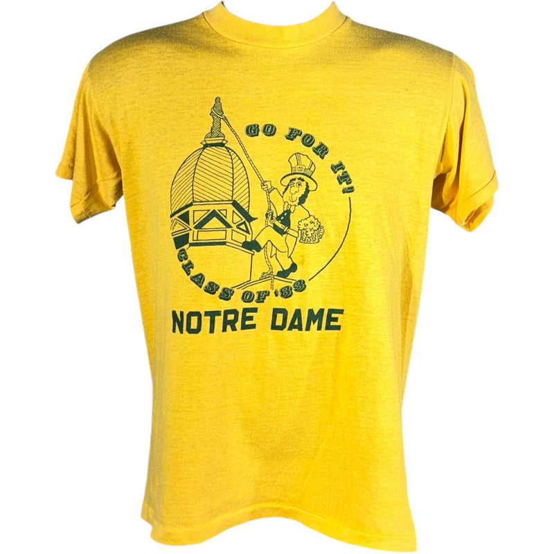 Vintage University of Notre Dame "Go For It" Tee 1983