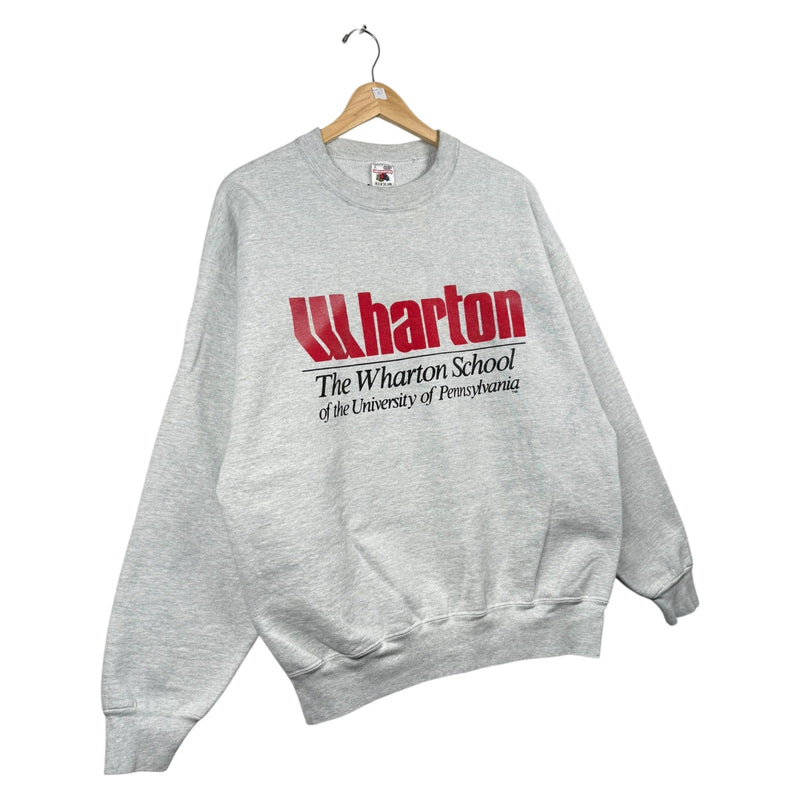 Vintage Wharton School University of Pennsylvania Crewneck