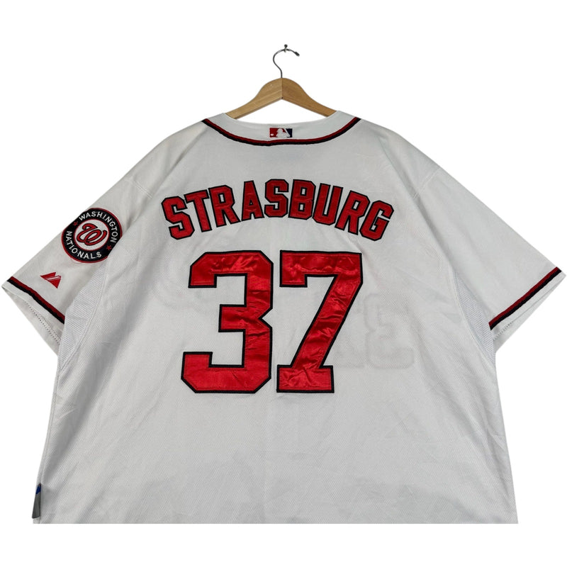 Vintage Majestic Washington Nationals Stephen Strasburg #37 MLB Jersey