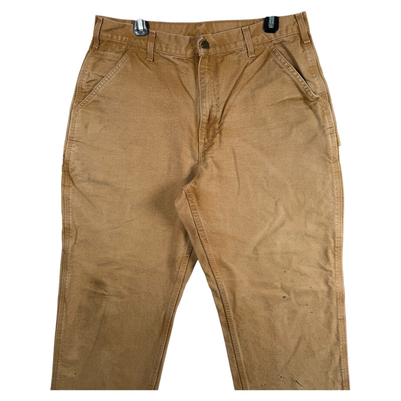 Vintage Carhartt Carpenter Canvas Utility Work Pants 36