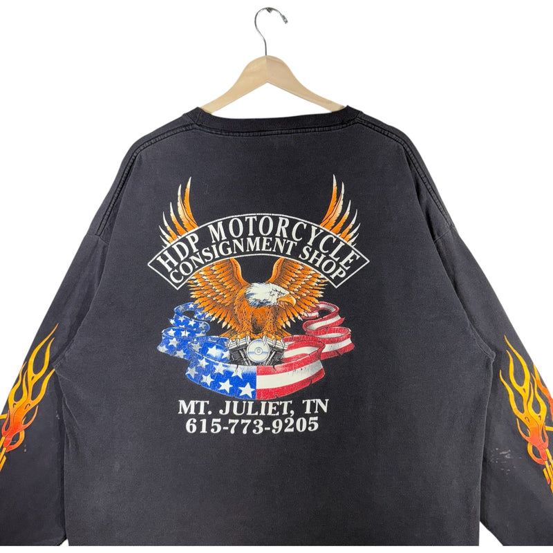 Vintage HDP Motorcycle Consignment Shop Long Sleeve