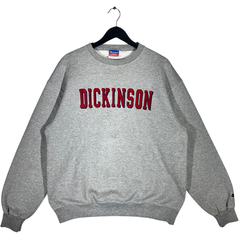 Vintage Champion Dickinson University Spellout Crewneck