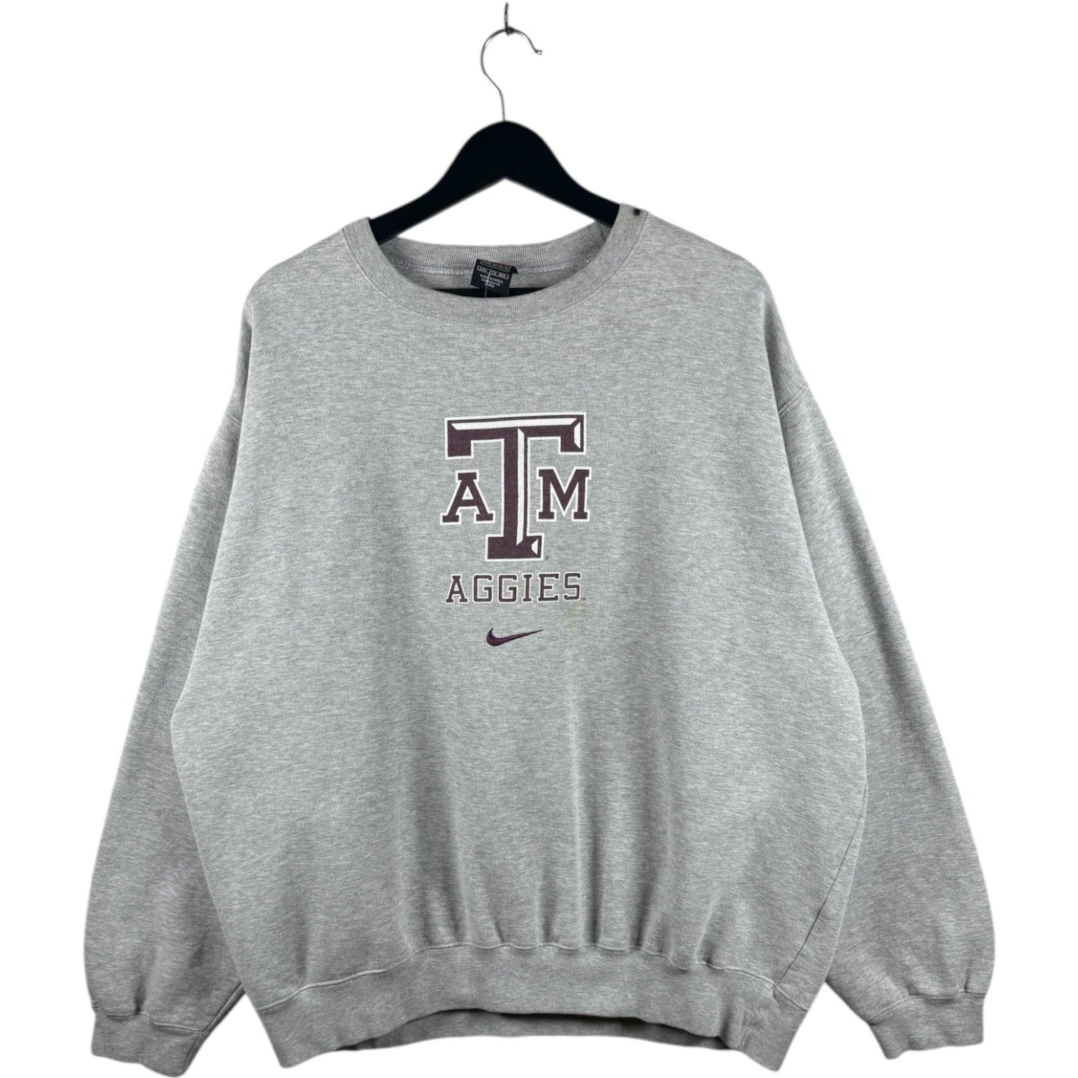 Vintage Nike Texas A&M Aggies Center Swoosh University Crewneck